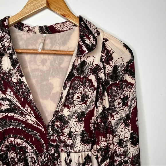 Free People Say You Love Me Long Sleeve Mini Dress Size Small - Picture 9 of 11